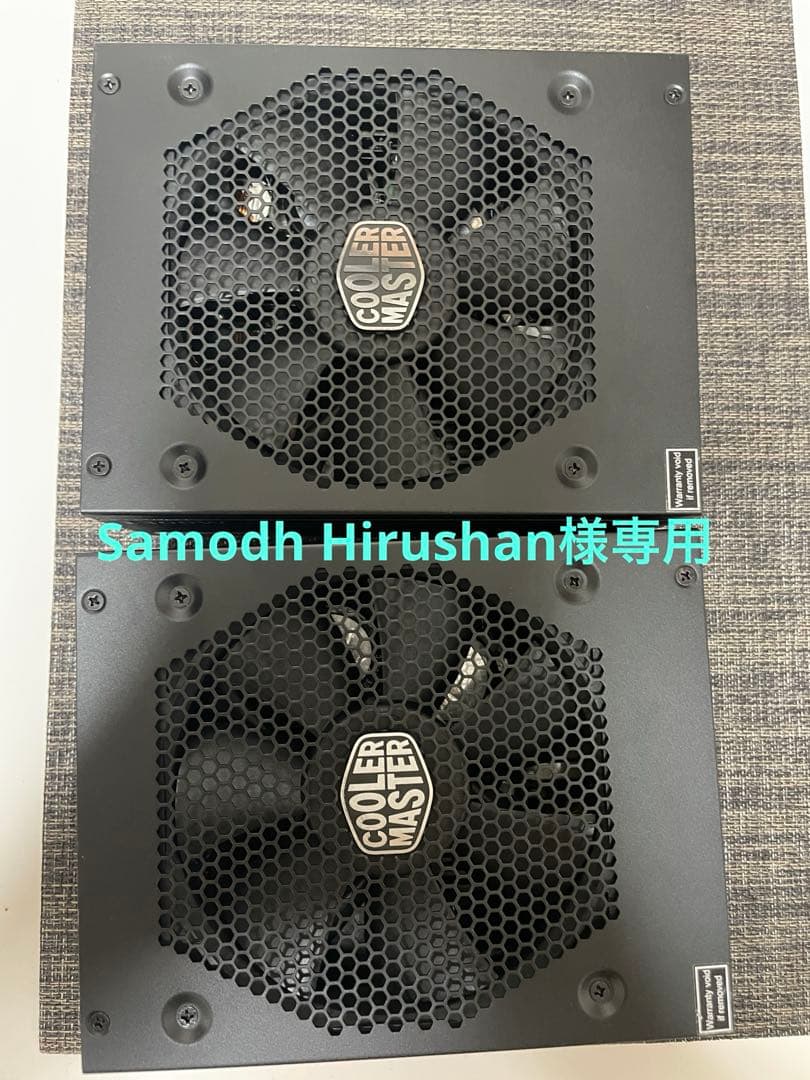 Cooler Master 電源ユニット 12V 2基ファン