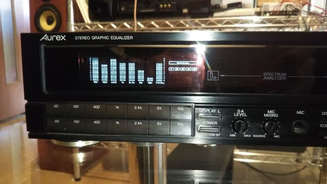 東芝 Aurex ステレオグラフィックイコライザー SJ-V470EQ メンテ済