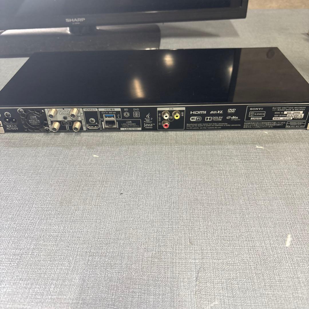 ⭐︎SONY ブルーレイディスク/DVDレコーダー BDZ-ZW500