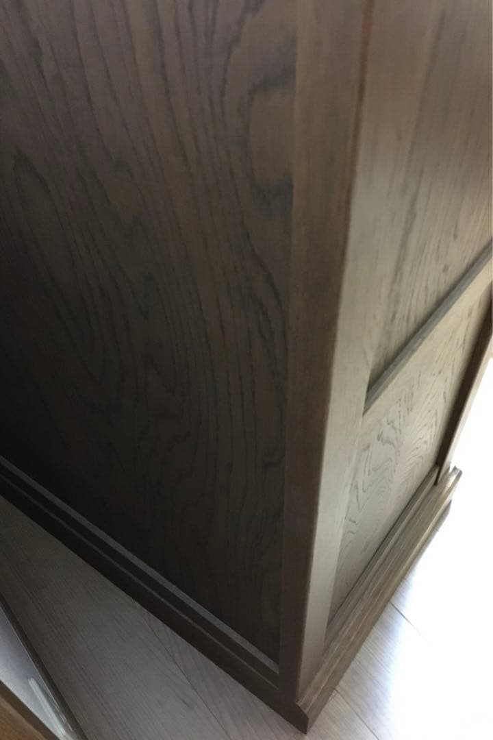 ダークブラウン 8段木製チェスト