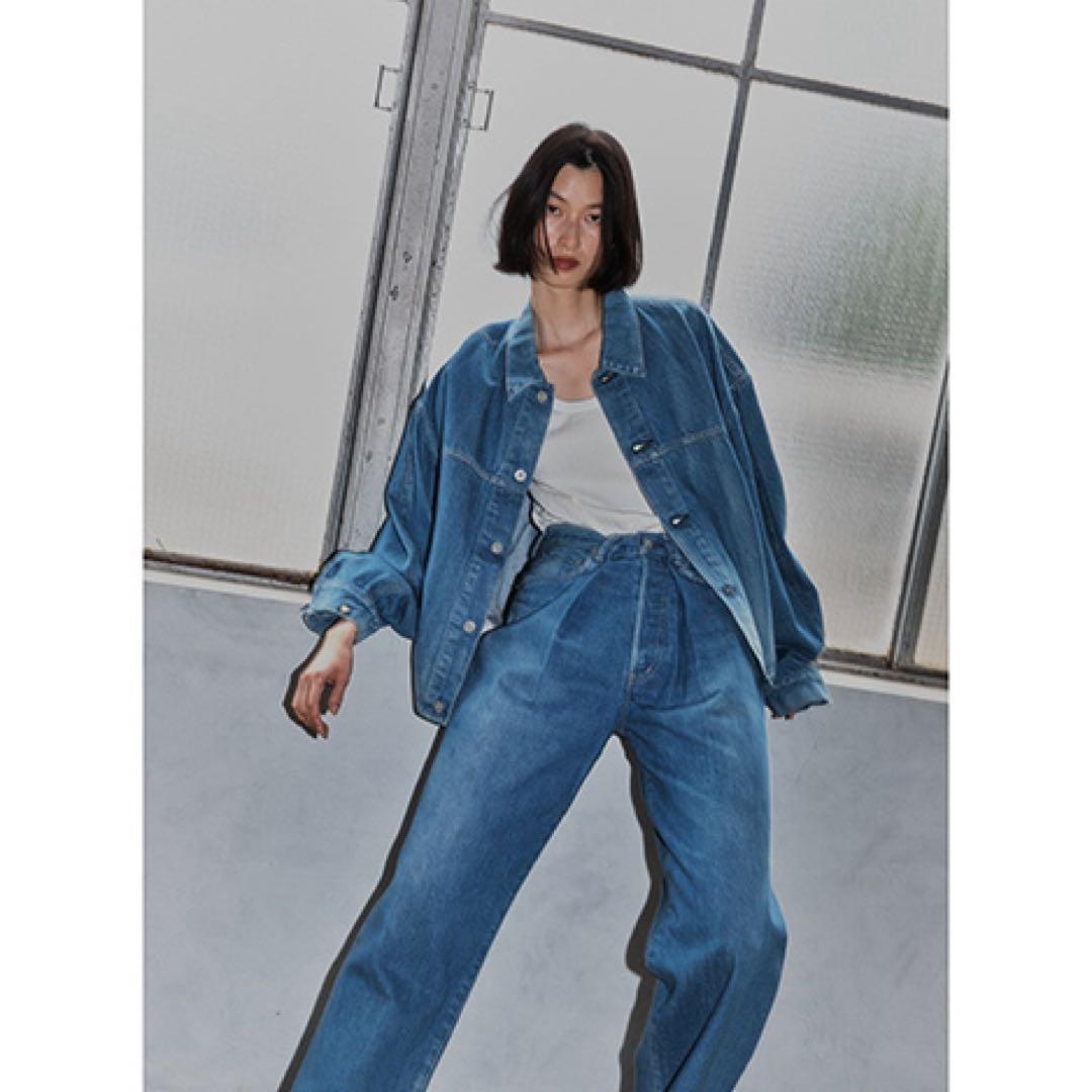 STUNNING LURE【KUROiroオーバースリーブクロスデニムジャケット