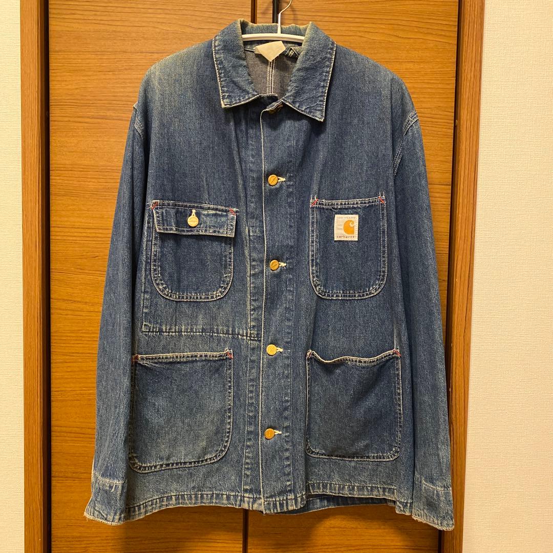 80's Carhartt 100周年 デニムカバーオール ヴィンテージ