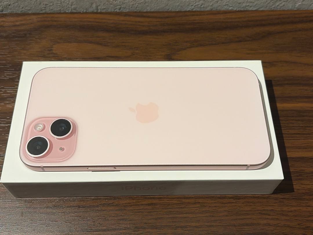 iPhone 15 plus 128GBピンク 本体(iFace付き)