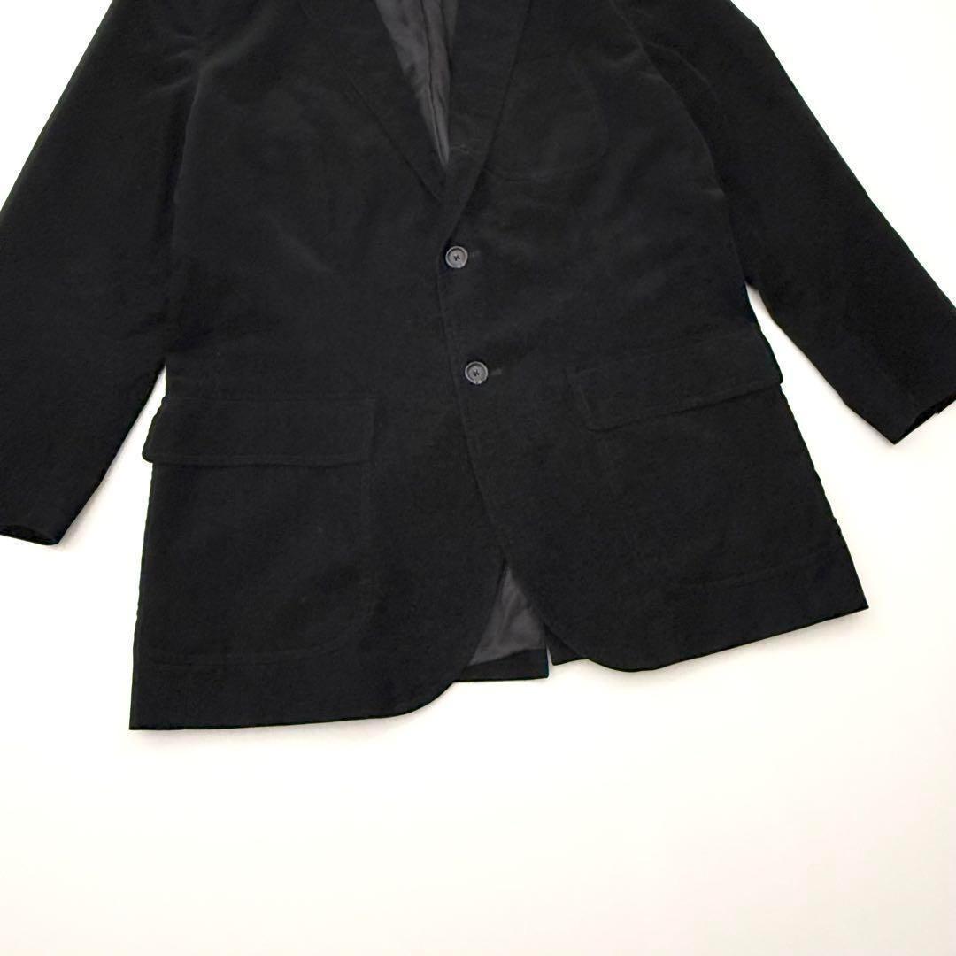 90s✨ポロラルフローレン コーデュロイ テーラード ジャケット 黒 M-R