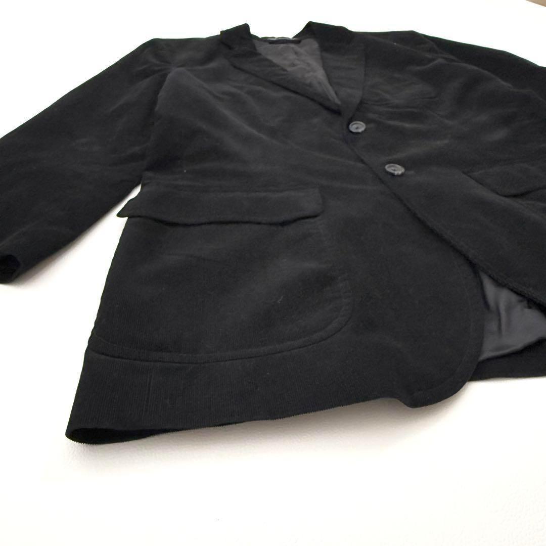 90s✨ポロラルフローレン コーデュロイ テーラード ジャケット 黒 M-R