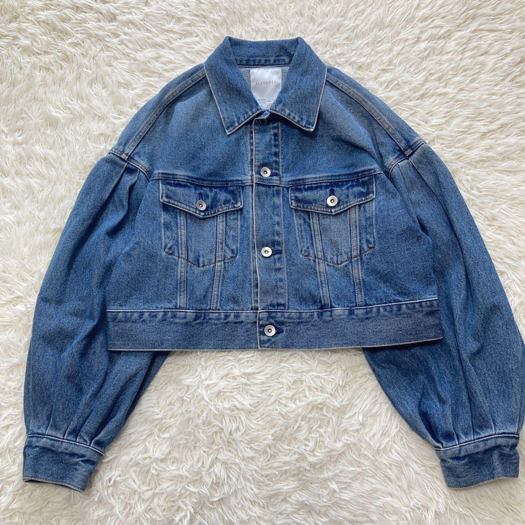 極美品✨ ELENDEEK ボリュームスリーブデニムジャケット