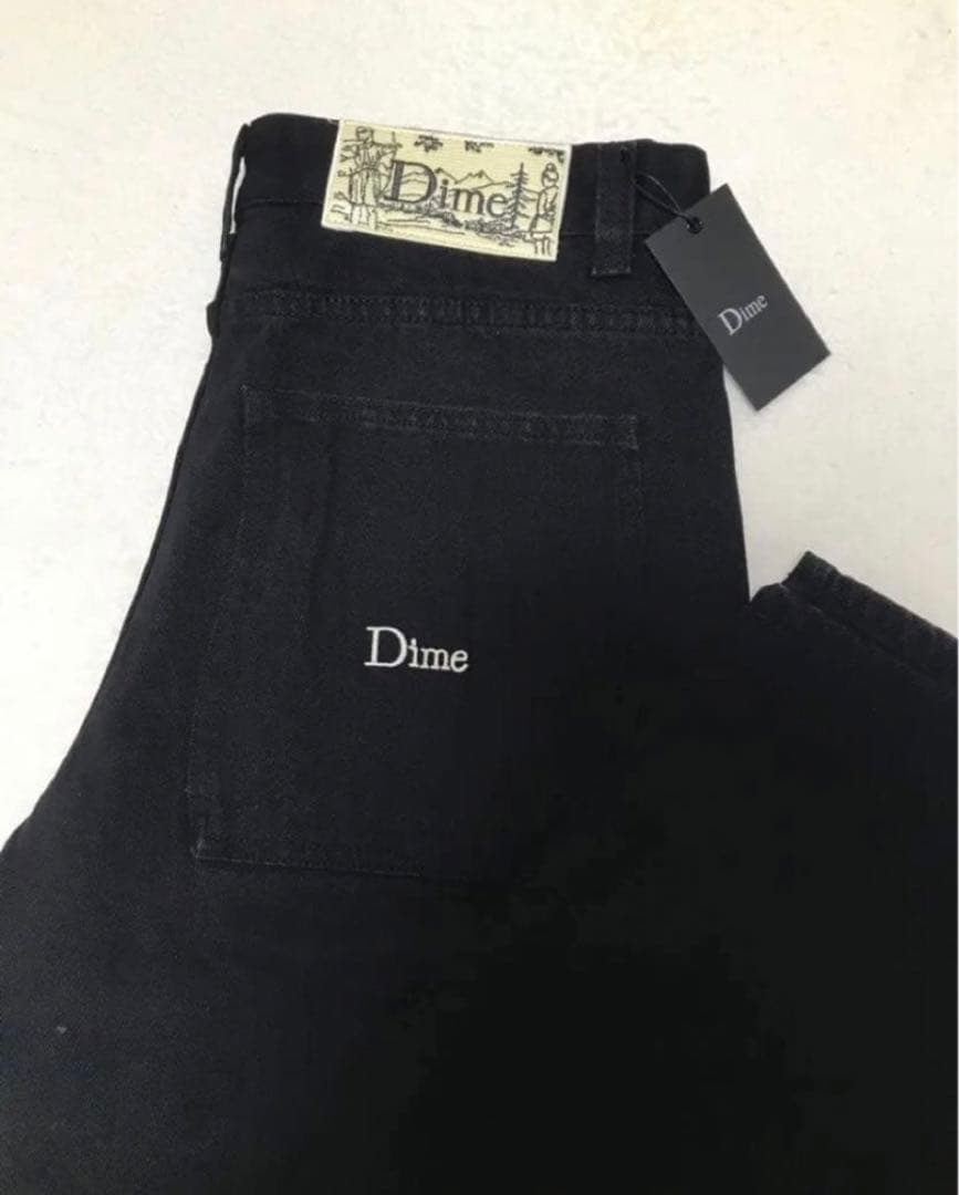 dime ブラックデニム
