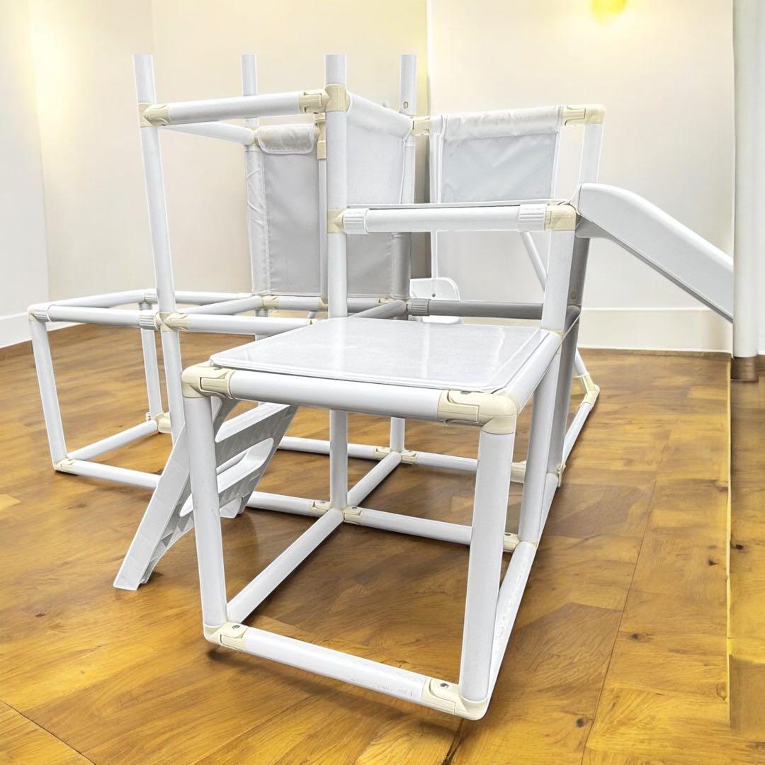 【現状品】NONAKA WORLD おりたたみ スロープ付きベビージム 室内