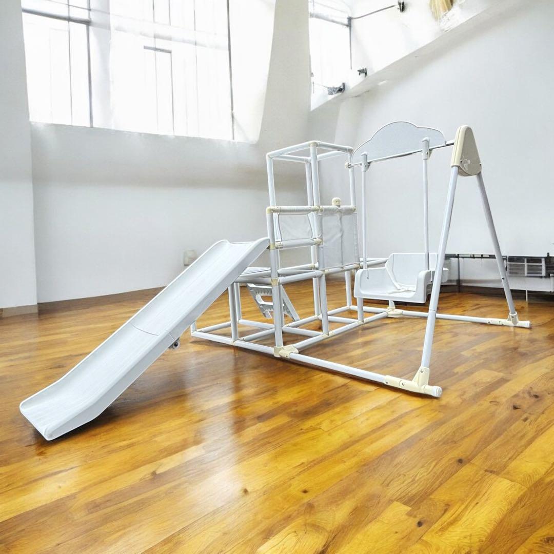 【現状品】NONAKA WORLD おりたたみ スロープ付きベビージム 室内