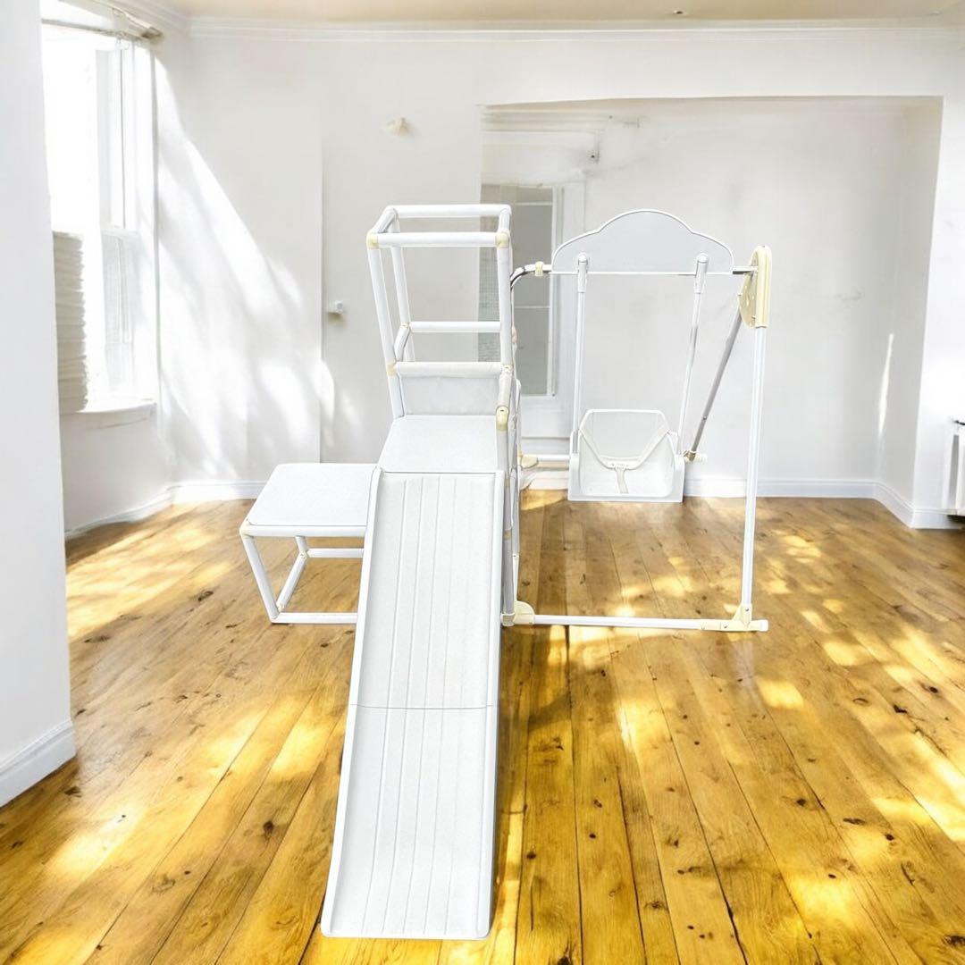 【現状品】NONAKA WORLD おりたたみ スロープ付きベビージム 室内