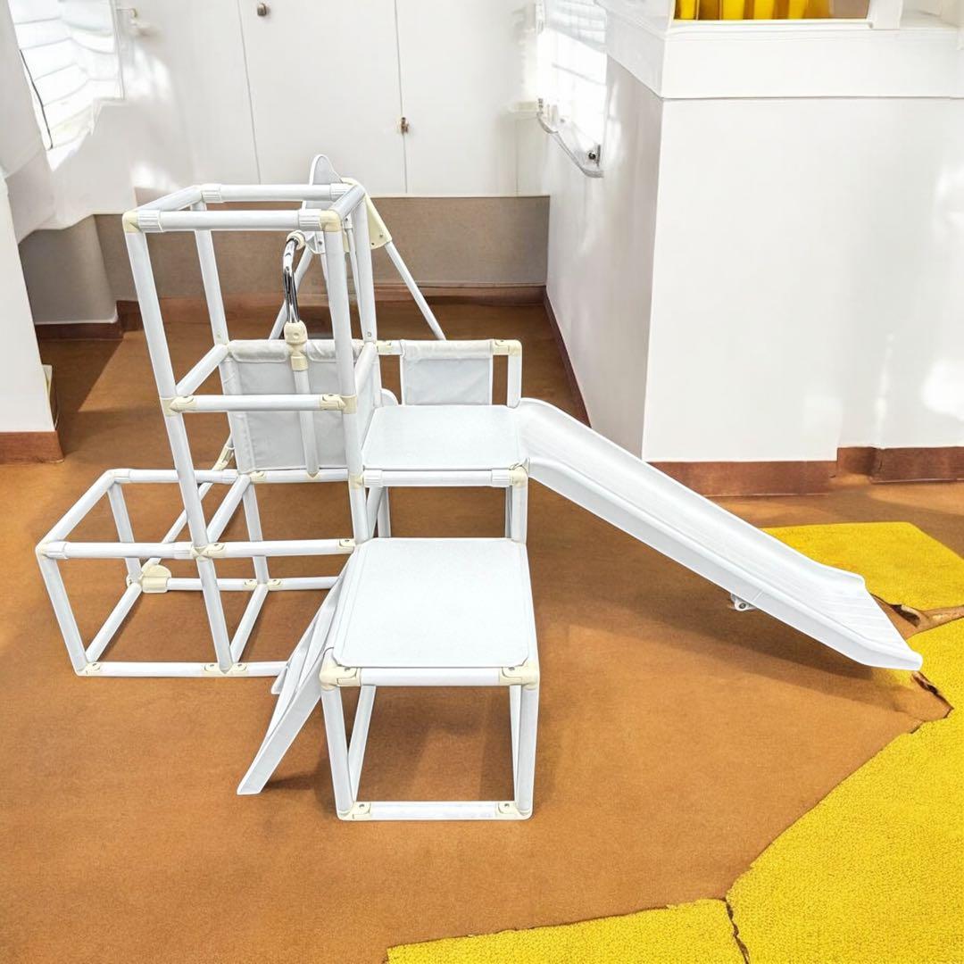 【現状品】NONAKA WORLD おりたたみ スロープ付きベビージム 室内