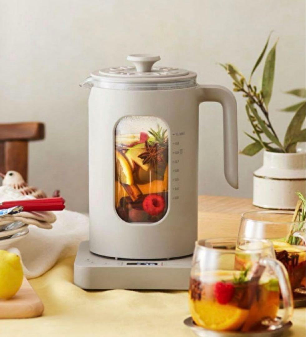 zuki様美品 BRUNO マルチケトル　温度調節　ウォームグレー 湯沸かし