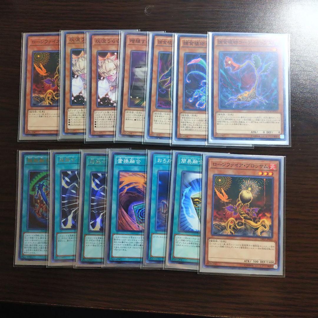 遊戯王【捕食植物】デッキ スリーブ付.