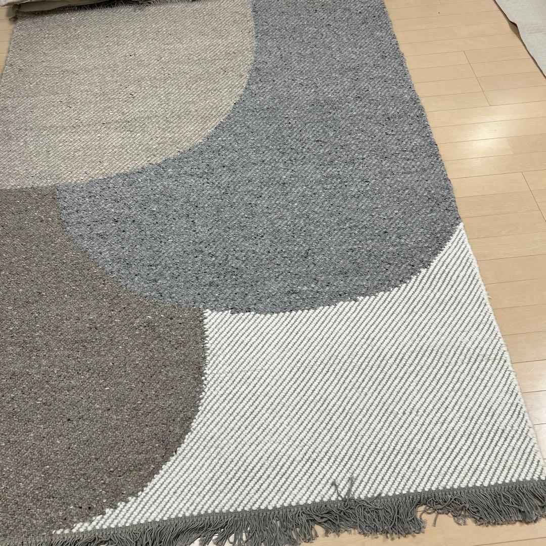 LINIE DESIGN ラグ　約140✖️210 幾何学模様