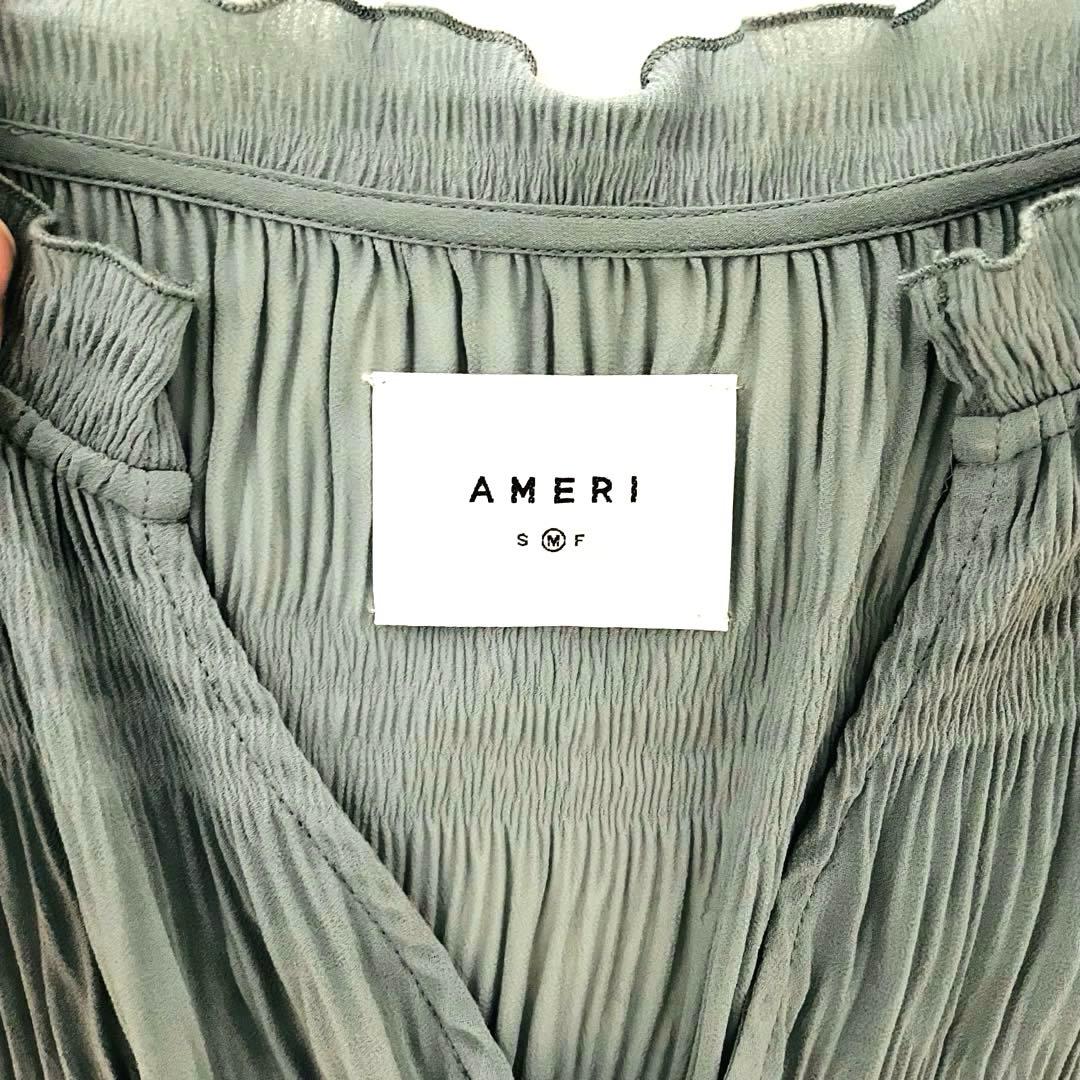 AMERI シャーリング ロングワンピース Ameri VINTAGE デザイン