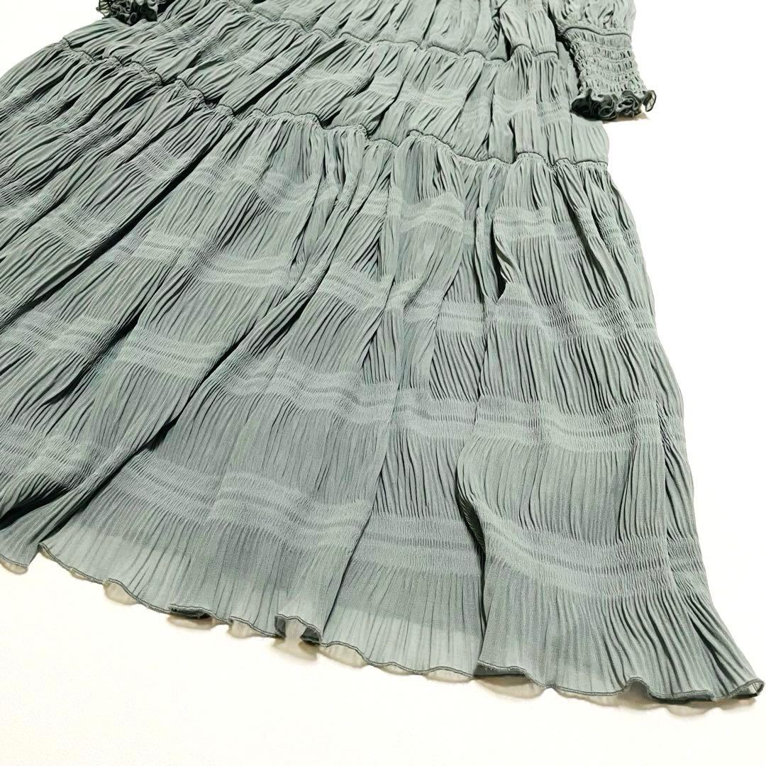 AMERI シャーリング ロングワンピース Ameri VINTAGE デザイン