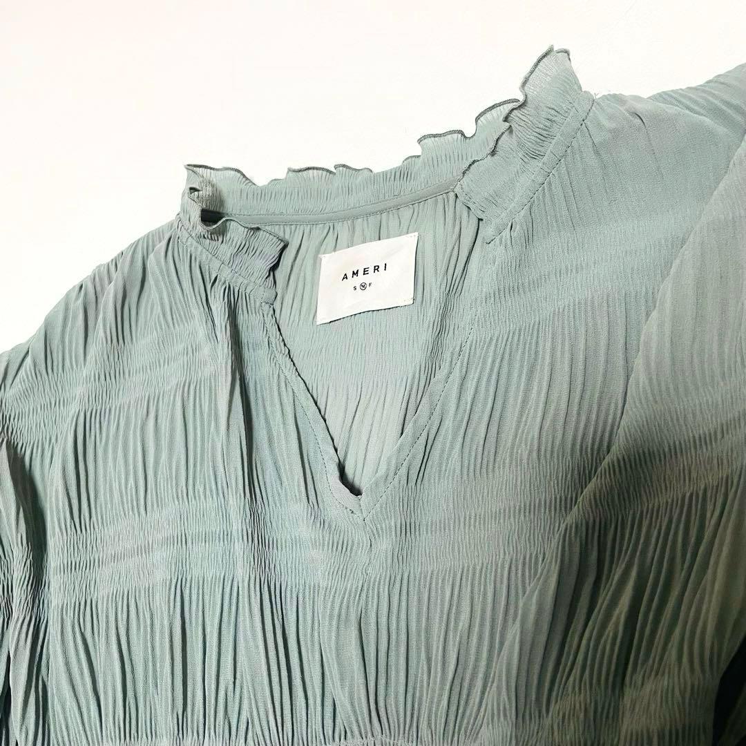 AMERI シャーリング ロングワンピース Ameri VINTAGE デザイン