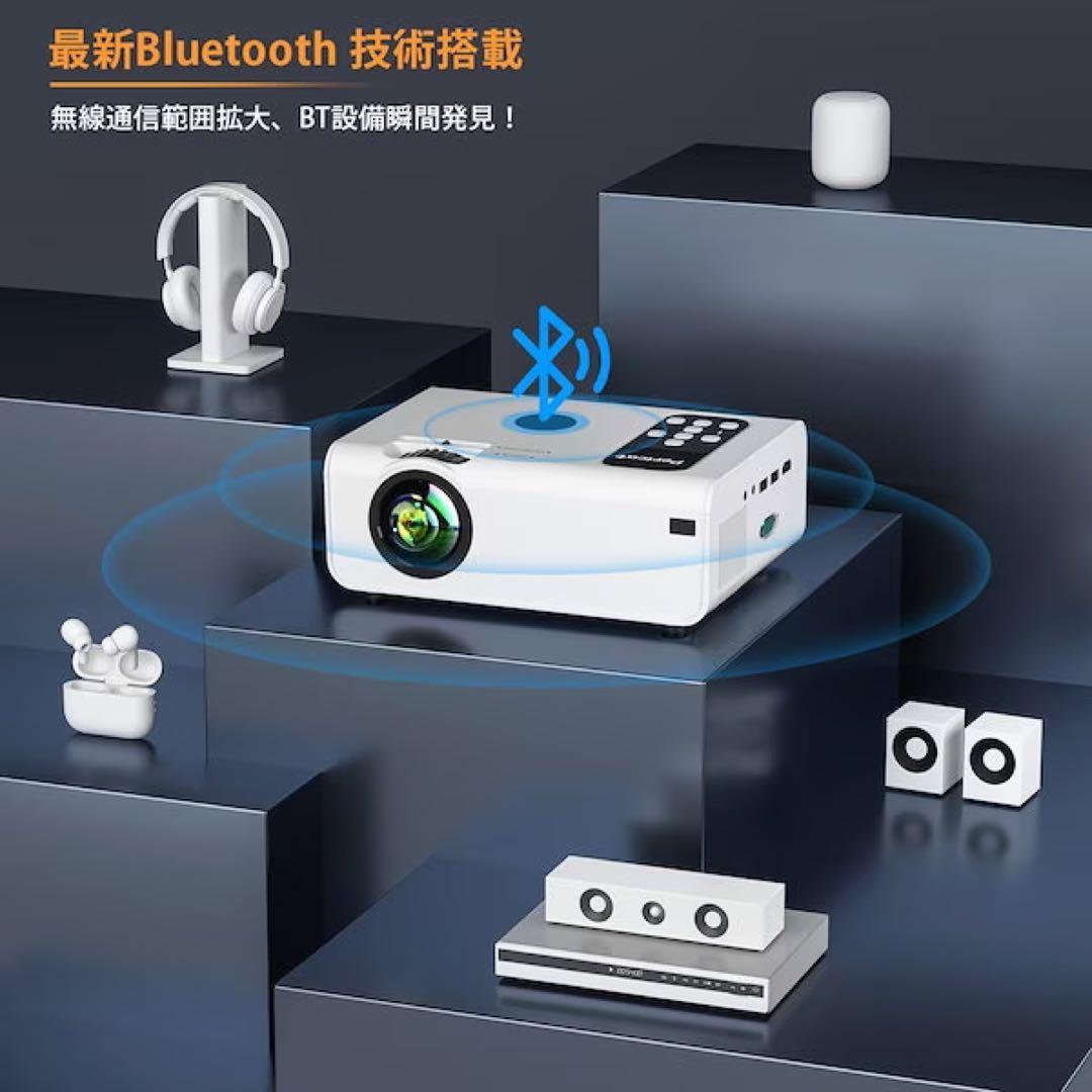 15000LM WIFI プロジェクター 小型 1080P 4K対応