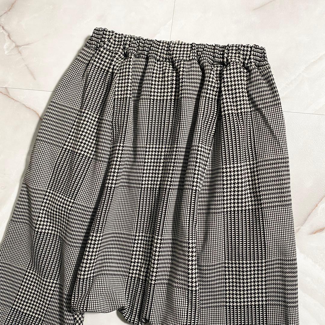 A16137 美品 コムデギャルソンコムデギャルソン　千鳥 ハーフサルエルパンツ