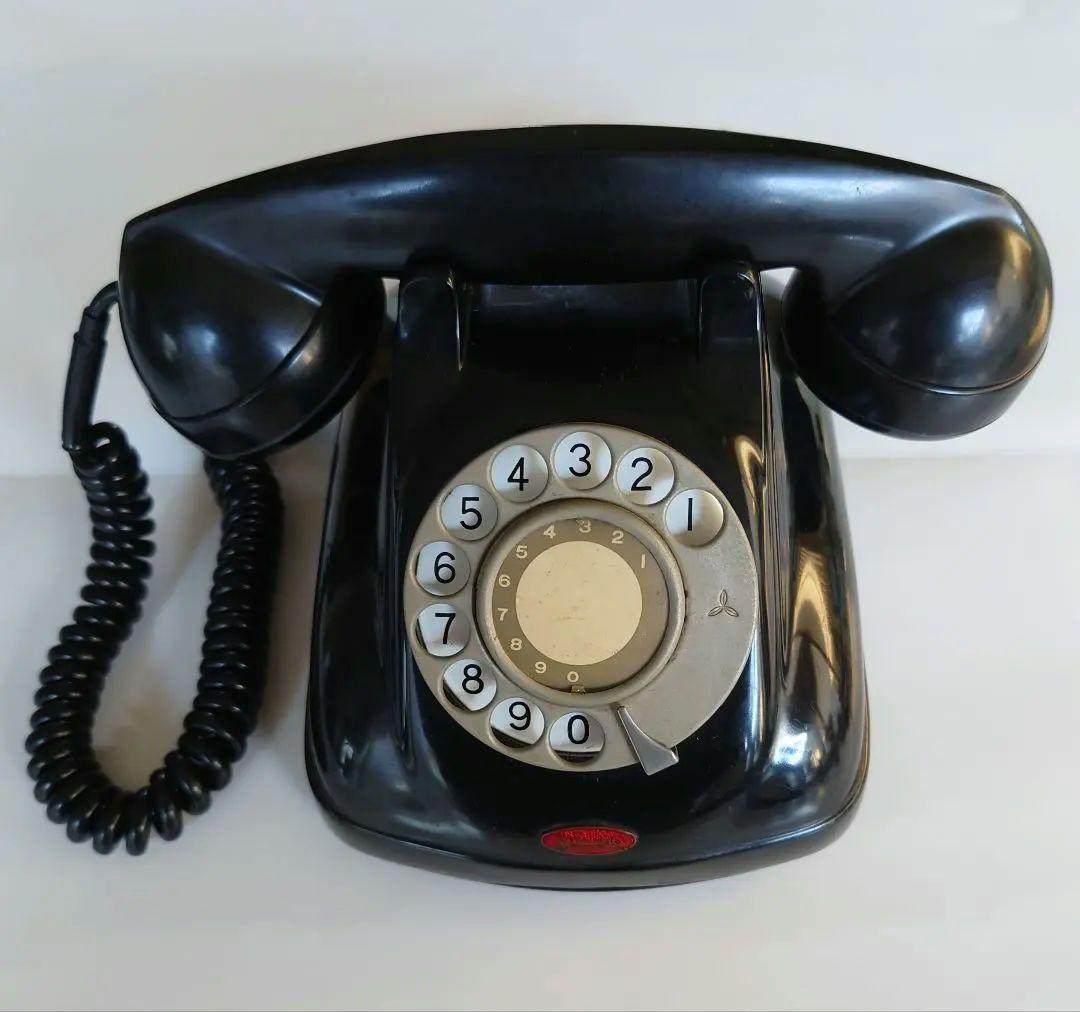 黒電話　4号Ｃ共電式　昭和　レトロ　ビンテージ　インダストリアル　アンティーク