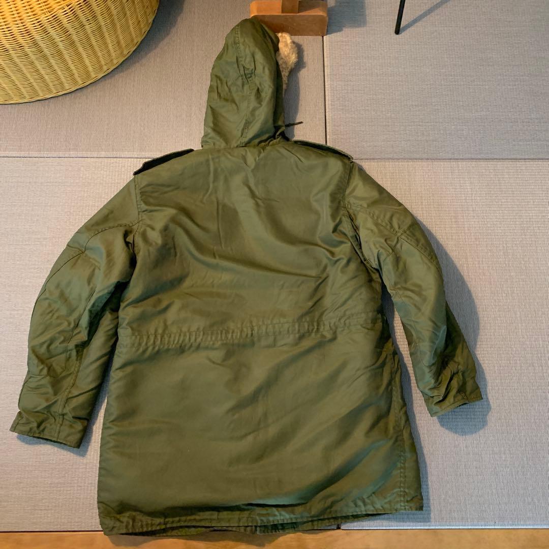 ま*と様 【値下げ】カナダ軍1992年　N-3bミリタリーモッズコート フード付