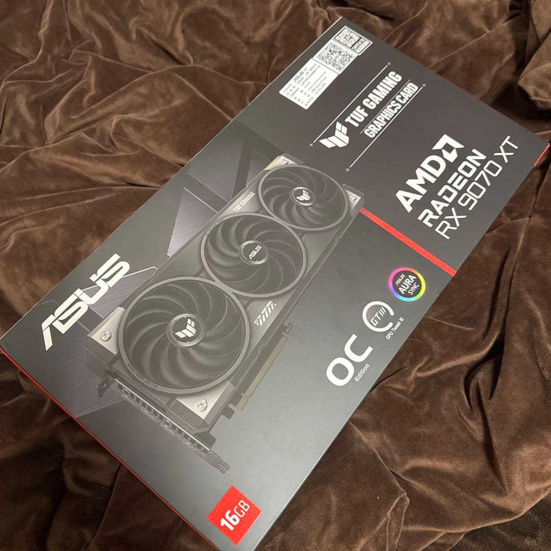 グラフィックボード・グラボ・ビデオカード ASUS TUF Gaming Radeon RX 9070XT OC 16GB