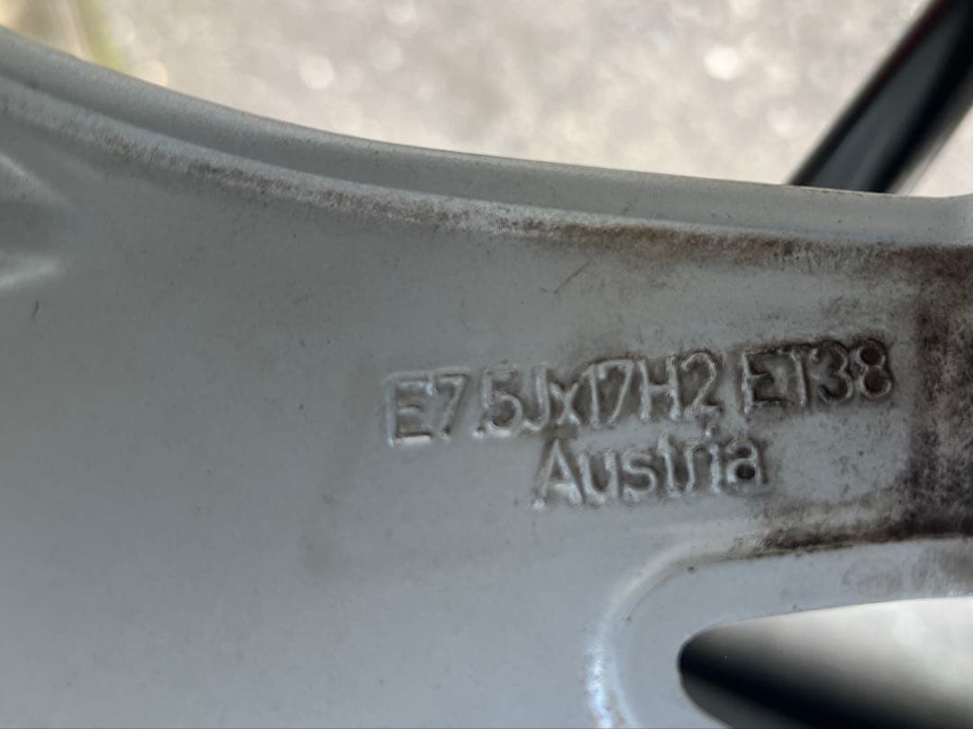 送料込 アウディ純正A4スタッドレス ホイール 4本セット225/50R17