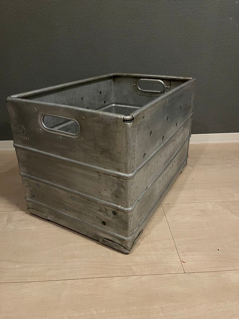 ① Zarges アルミコンテナ ヴィンテージ インテリア ユーロ キャンプ