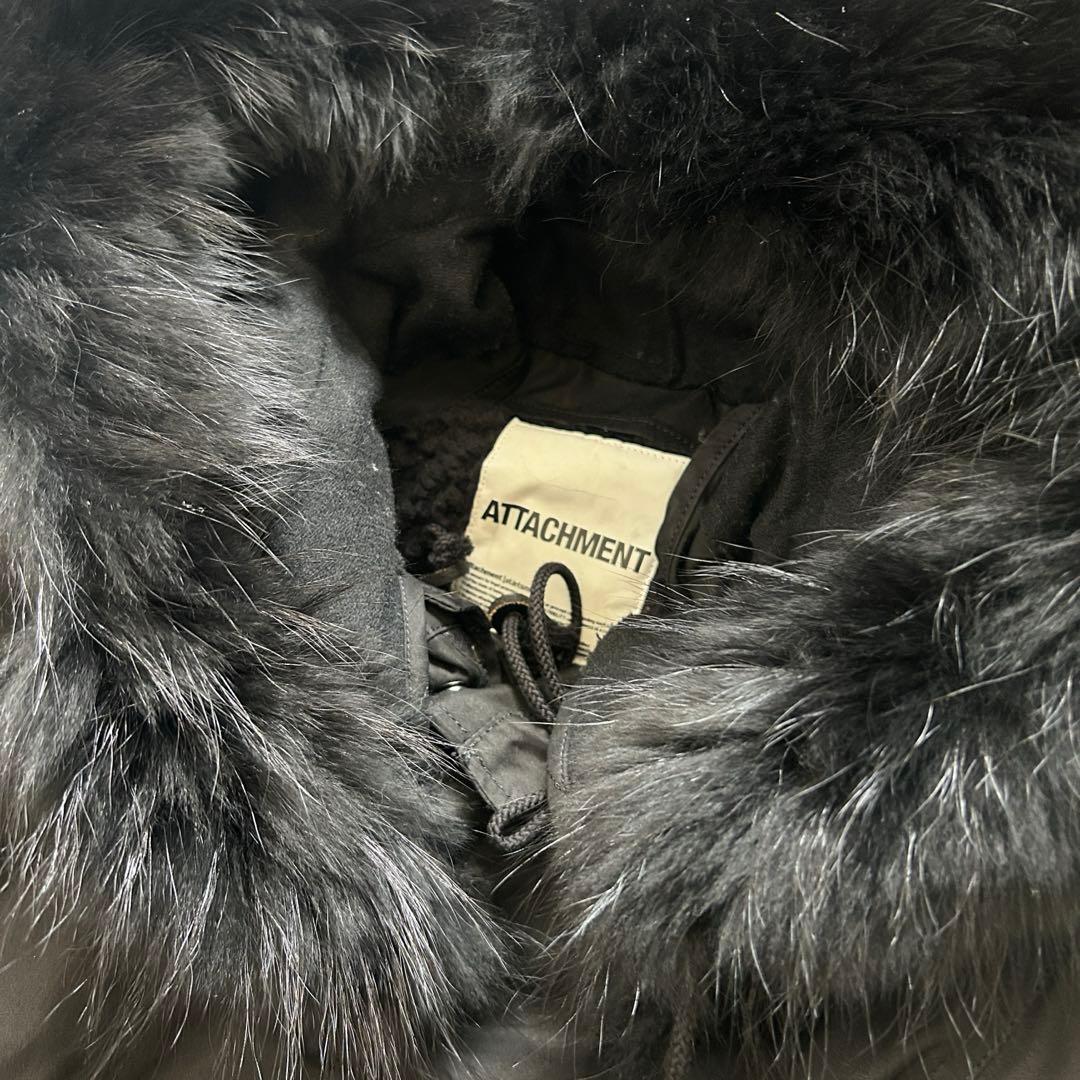 ATTACHMENT アタッチメント モッズコート　ライナー付　ブラック　1