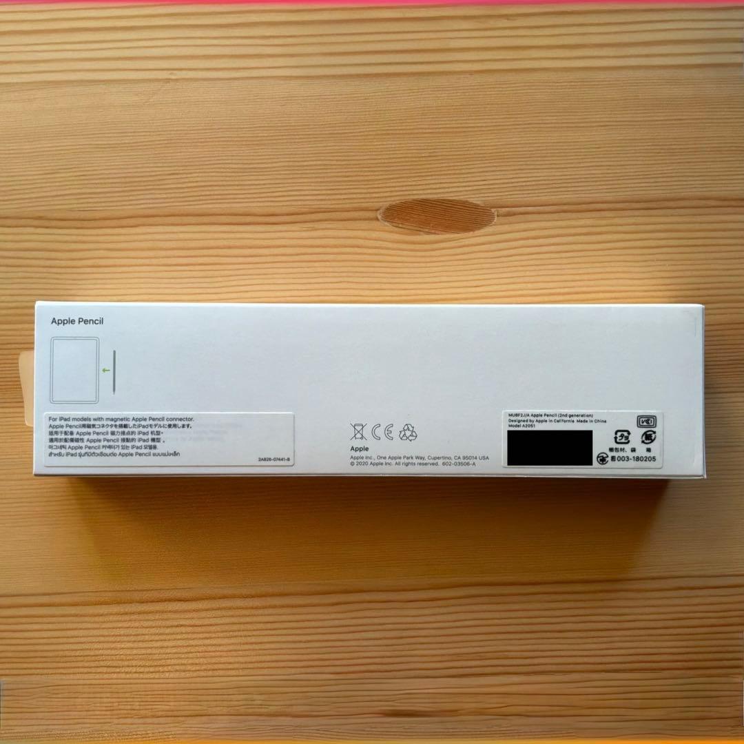 Apple Pencil アップル ペンシル 第2世代 ＜純正品/専用ケース付＞