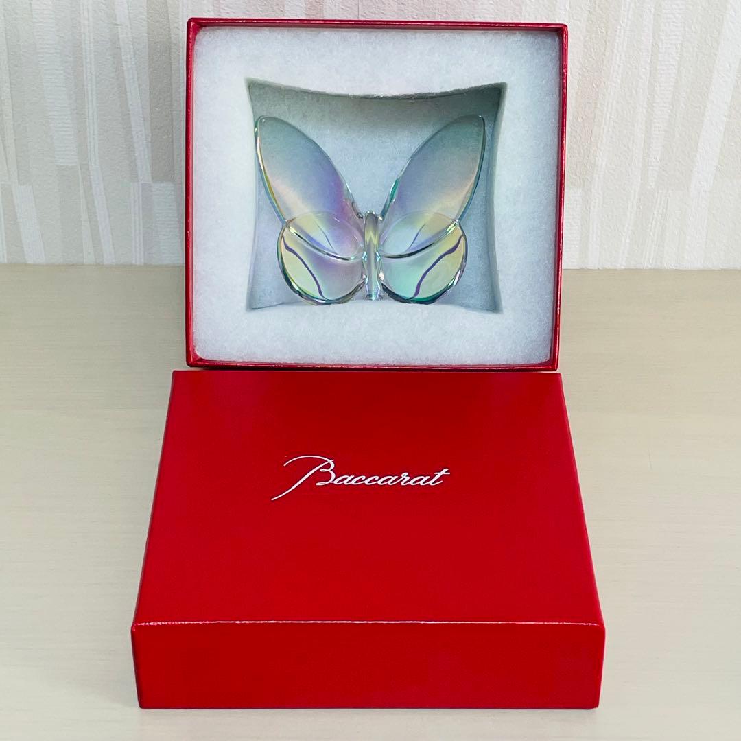 Baccarat バカラ ラッキーバタフライ イリゼクリア 置物 フィギュリン