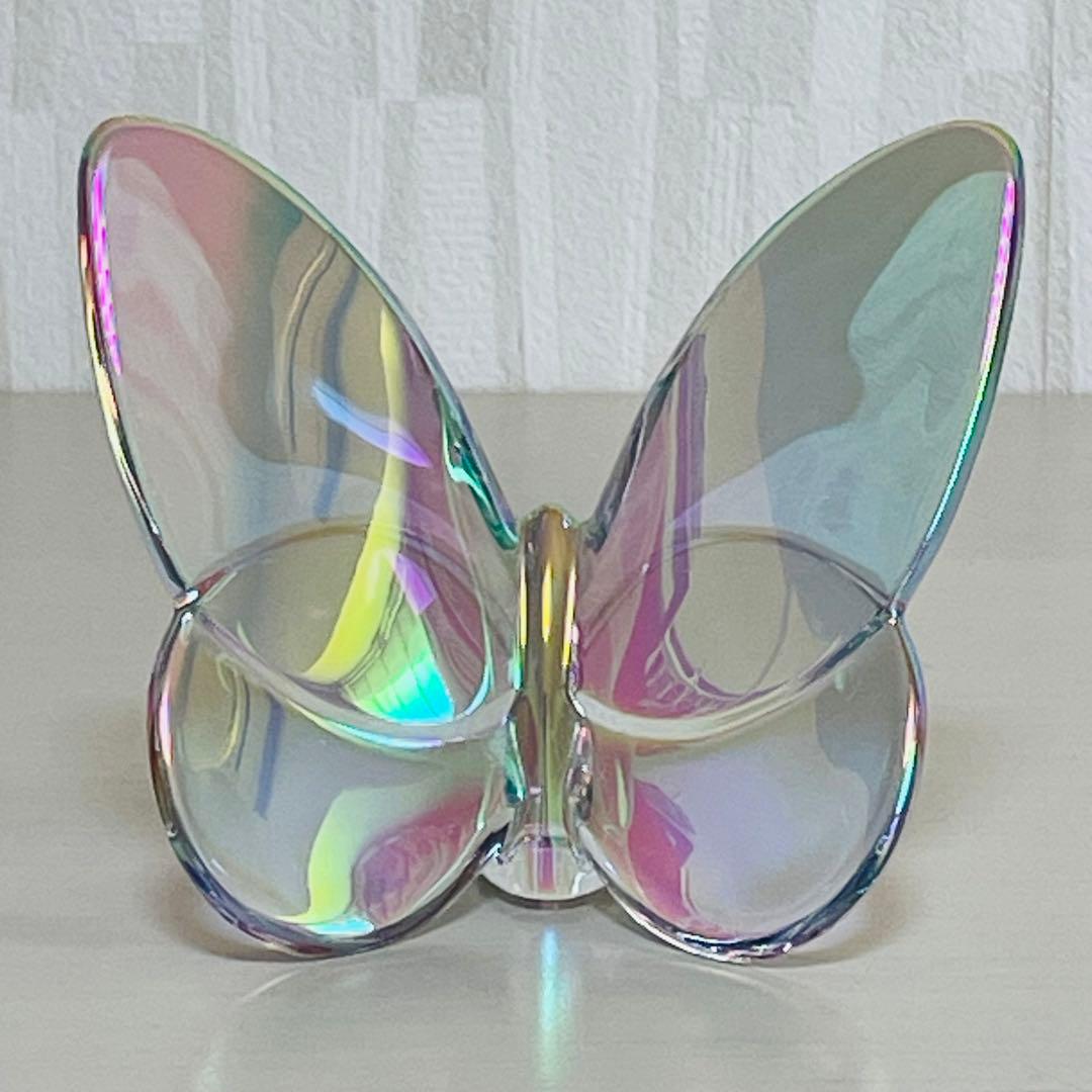 Baccarat バカラ ラッキーバタフライ イリゼクリア 置物 フィギュリン