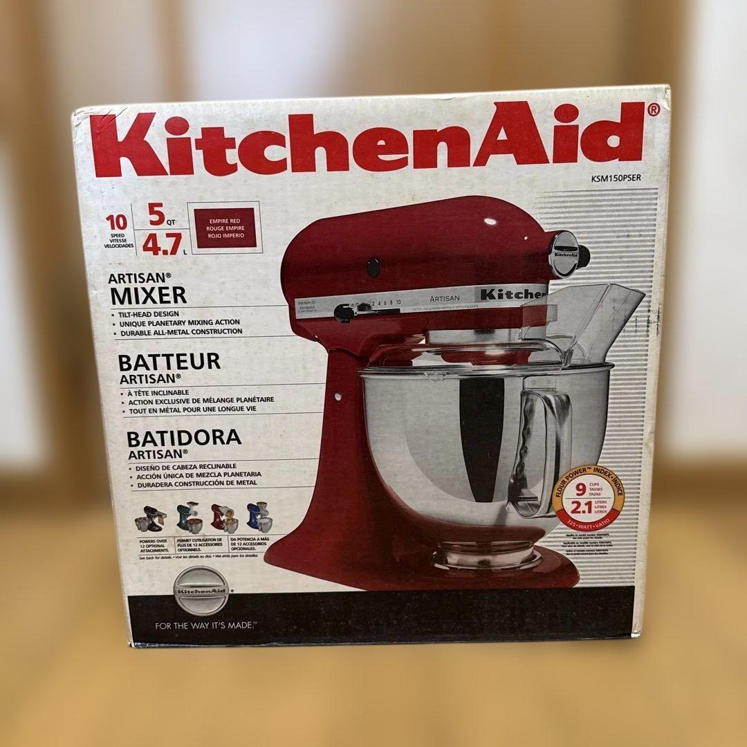 【新品未使用】KitchenAid キッチンエイド 4.7L 5QT レッド