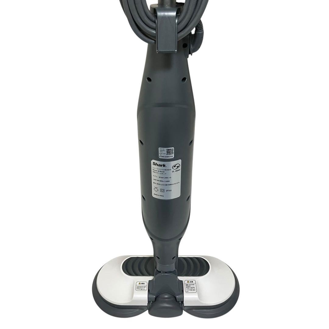 シャーク　STEAM & SCRUB 回転スチームモップ　S7001JWH
