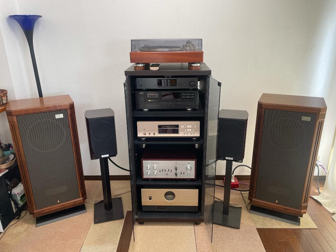 天然黒御影石　山西黒　オーディオボード　●300×250×17　5面磨き●　ペア