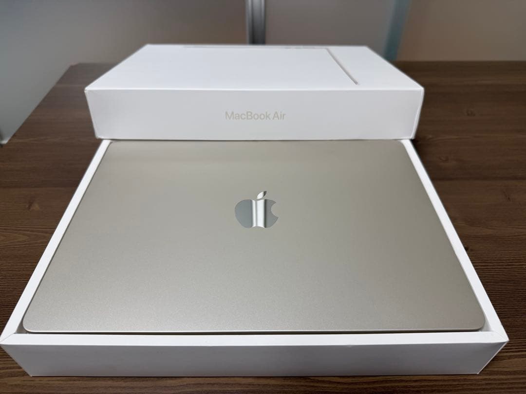 極美品Appleケア有MacBook air M2 16GB 大人気スターライト