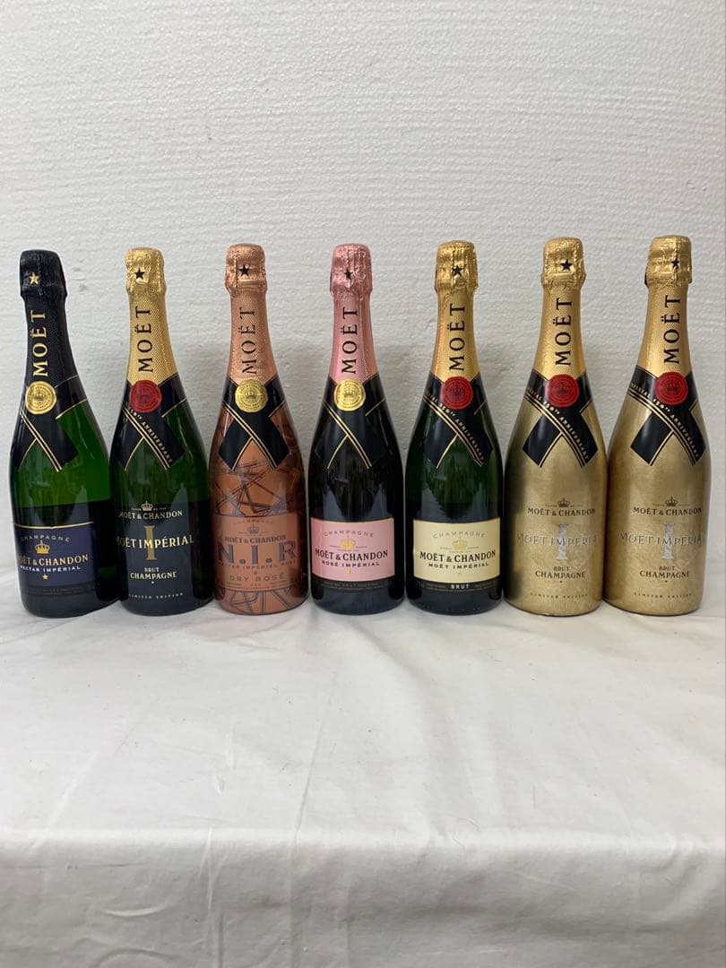 MOET 各種 750ml7本セツト　モエインペリアル　ロゼ　NIR