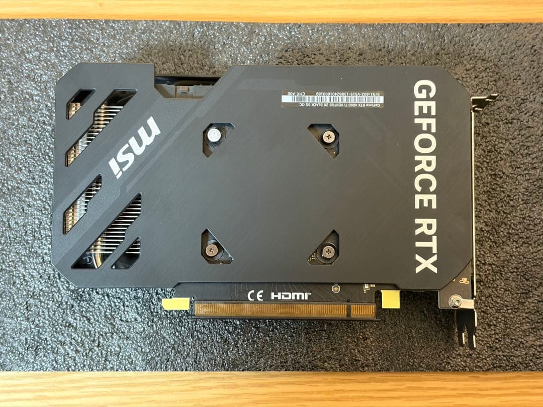 【値下げ不可】MSI GeForce RTX4060 Ti 8G