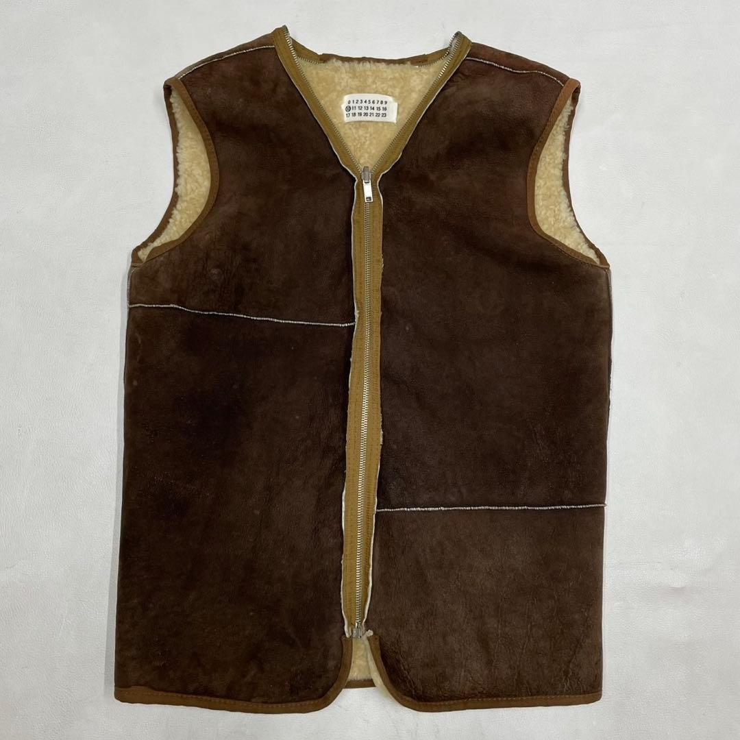 希少 本人期 Maison Margiela アーティザナル ムートンベスト