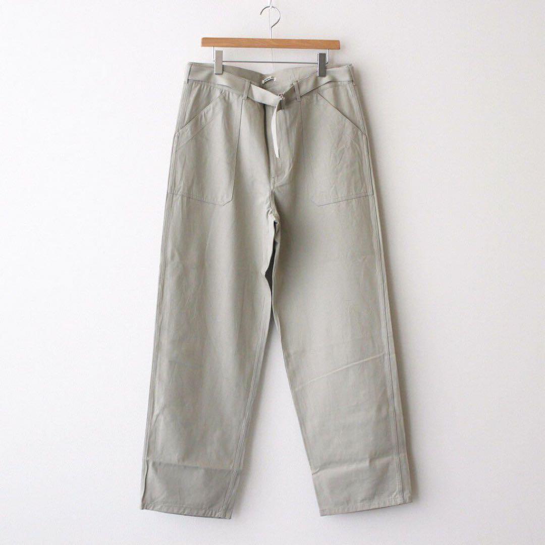 パンツ AURALEE HARD TWISTFINX PANTS