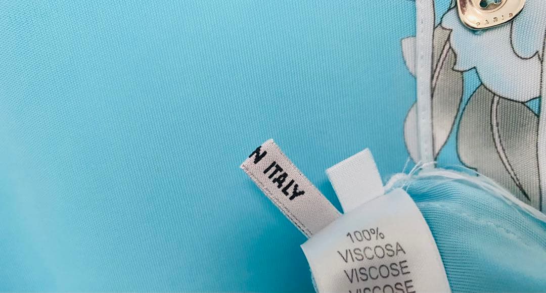 LEONARD 水色 フラワープリント 長袖チュニック