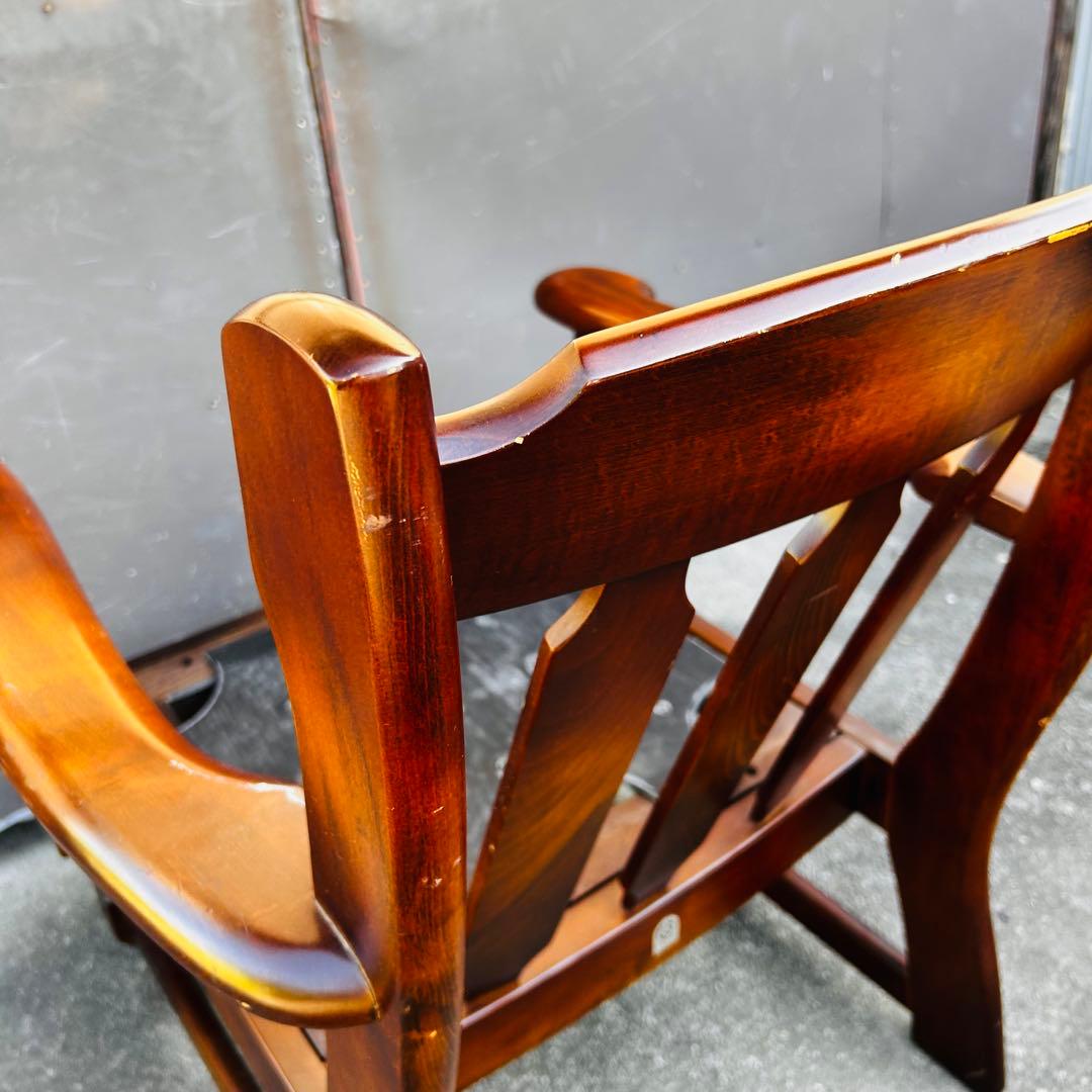 【美品】白川家具　飛騨高山　一人がけチェア　高級