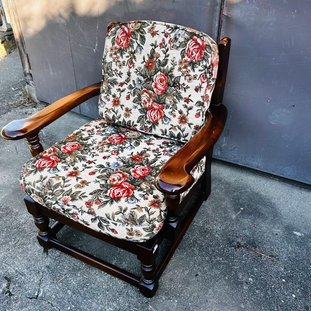 【美品】白川家具　飛騨高山　一人がけチェア　高級