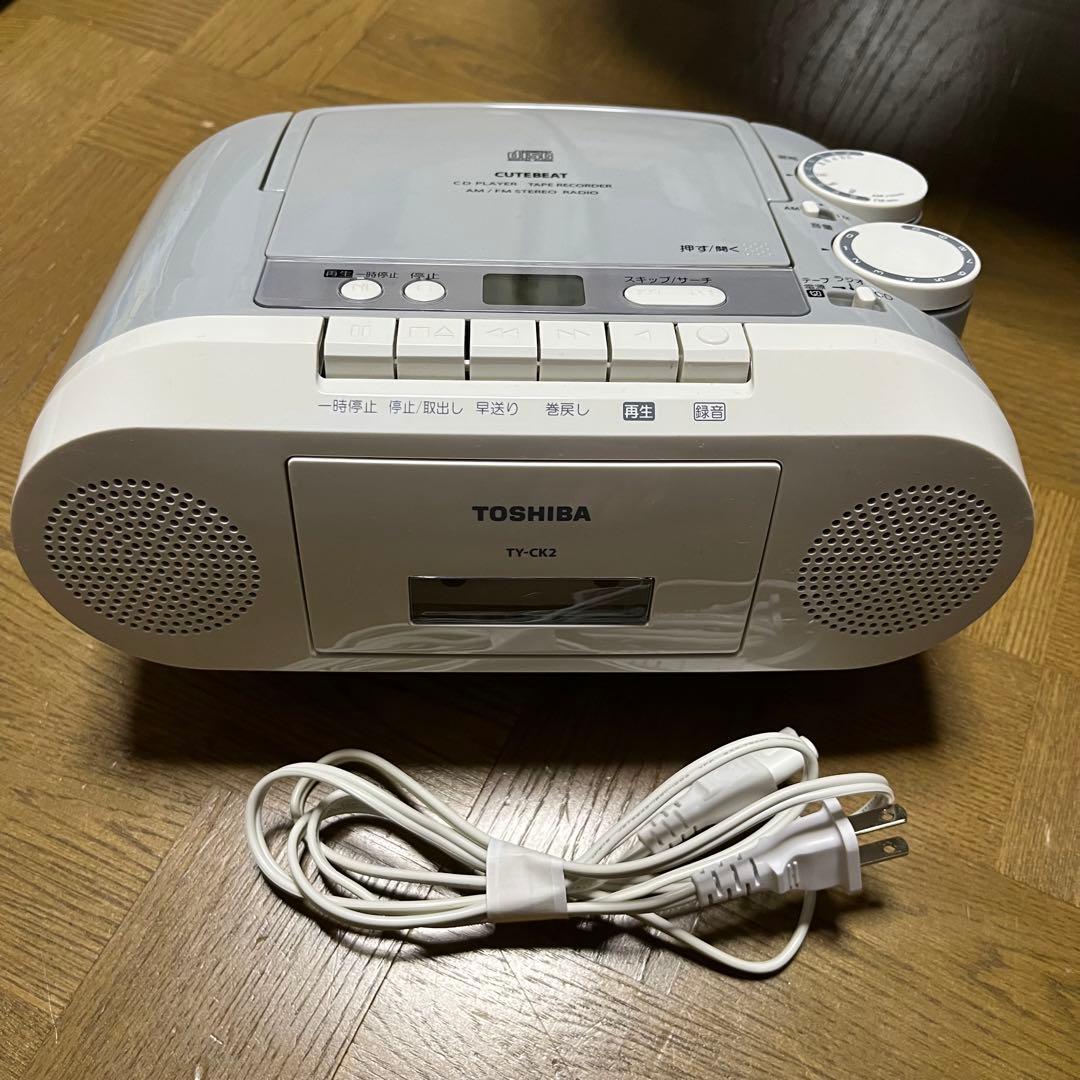 TOSHIBA CUTEBEAT CD・ラジオ・カセットデッキ