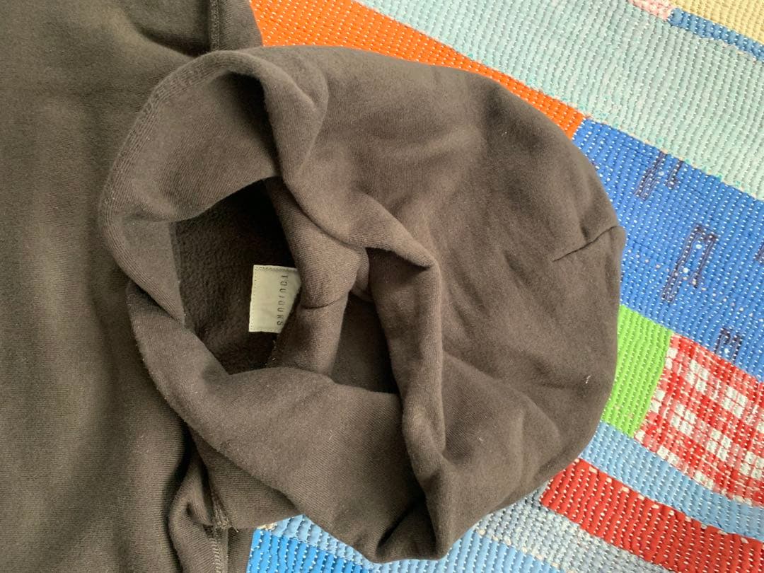 お値下げ　 トゥジュー　フード付きパーカー スウェット　ブラウン