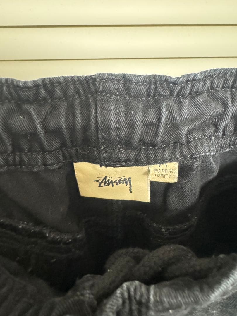 Stussy ビーチパンツ Mサイズ ブラック