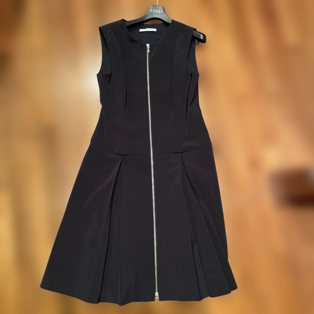 FOXEY NEW YORK ノースリーブワンピース ミッドナイトブルー42