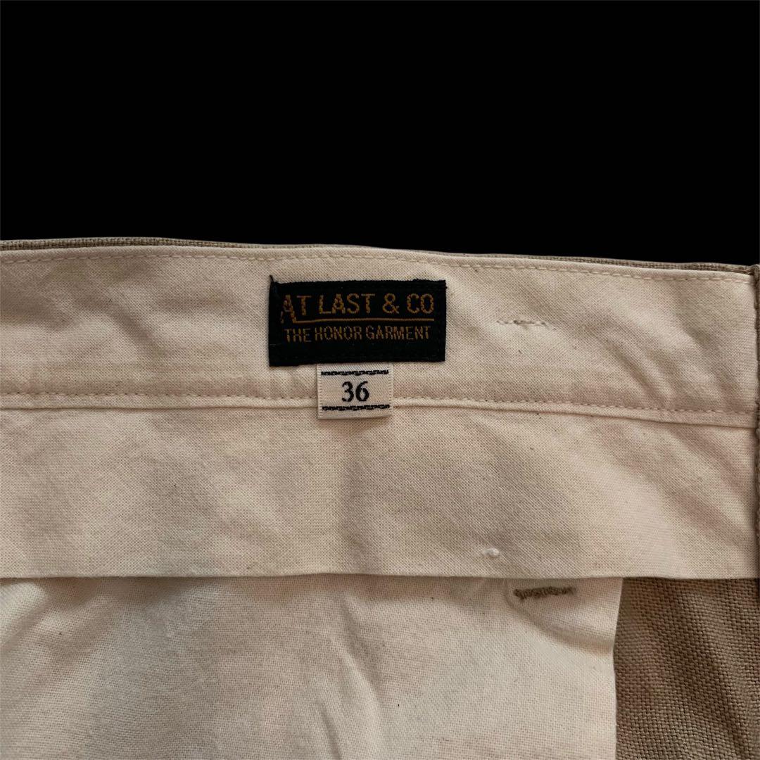 【36インチ】アットラスト AT LAST TWC リネントラウザー パンツ 麻