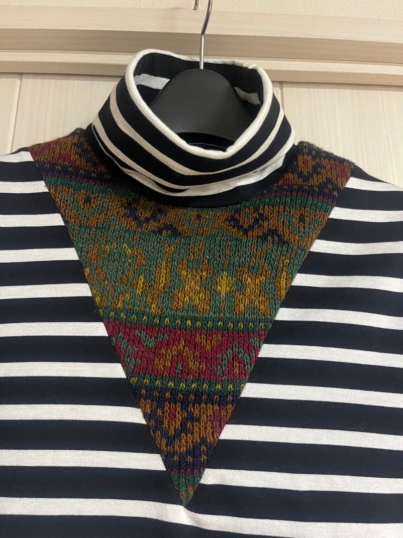 新品Julie Kegels TURTLE NECK / BLACK WHITE