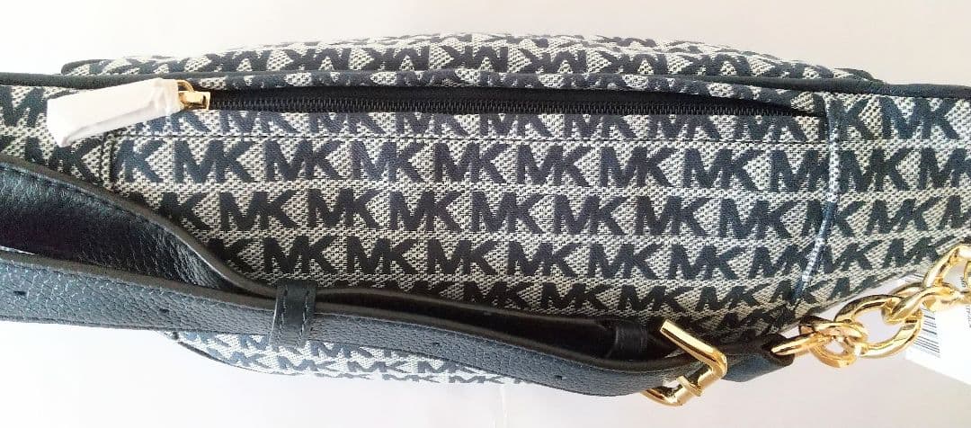 未使用 MICHAEL KORS ウエストバッグ キャンバス モノグラム 美品